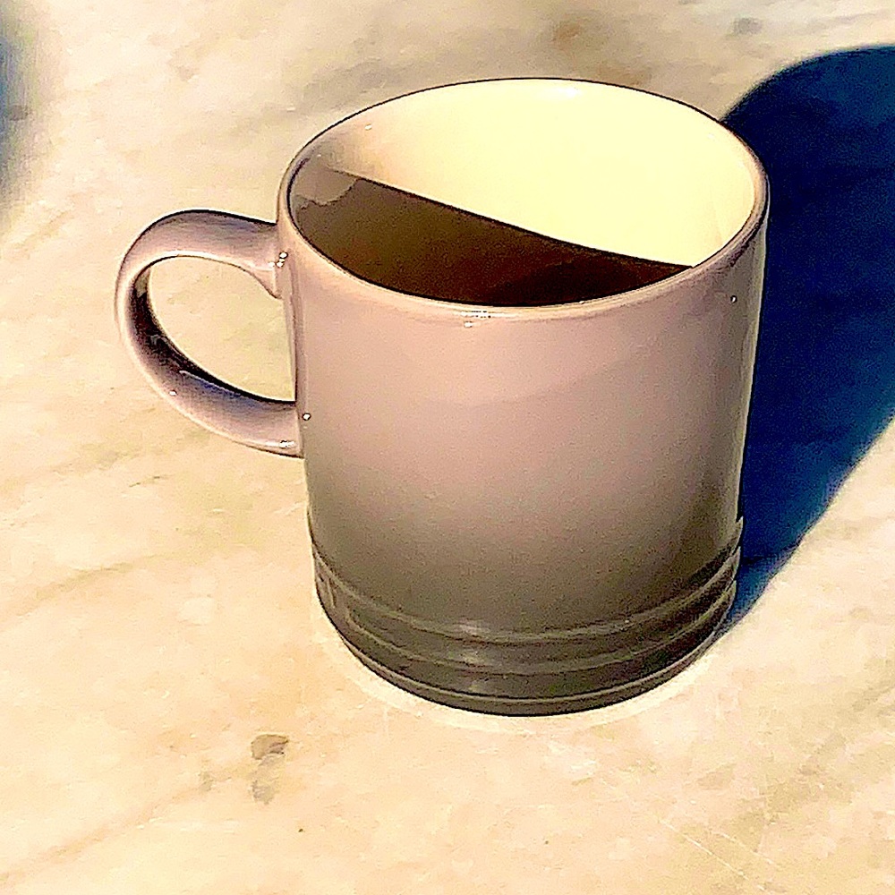 LE CREUSET MUG CUP “OYSTER” STONEWARE
